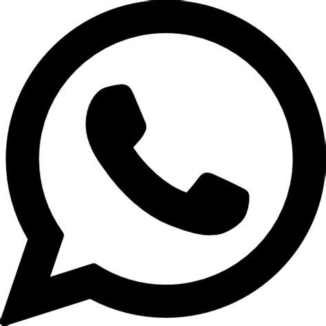 Logotipo Whatsapp Preto Png Imagens Download Grátis No Freepik