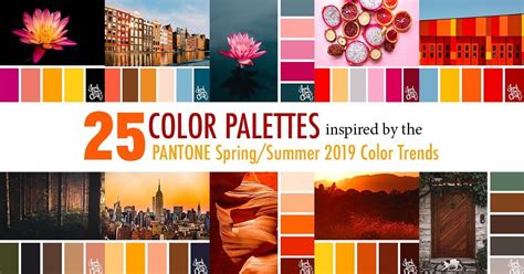 25 Color Palettes Inspired By The Pantone Spring 2018 Color Trends Ny