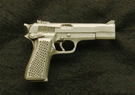 Empire Pewter Personal Defense 9mm Handgun Pewter Gun Pin Etsy