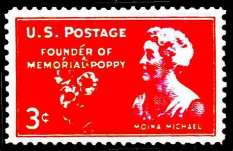 Doughboy Center Stamps 1948 Moina Michael