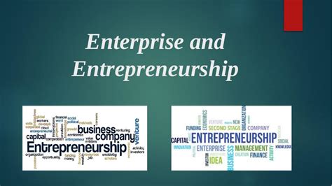 Enterprise And Entrepreneurship Business Idea Generation And