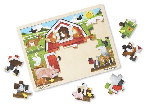 Buy Melissa And Doug Barnyard Jigsaw Puzzle 24pc