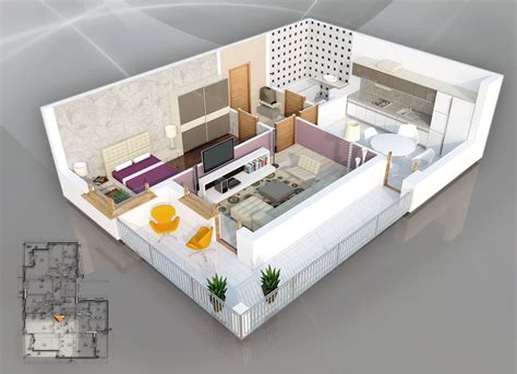 1 Bedroom Apartmenthouse Plans One Bedroom House Plans 1 Bedroom