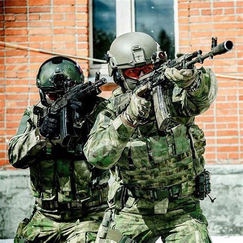 Spetsnaz Operators During A Promotional Photo Shoot Спецназ во время