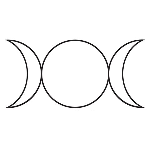 Triple Moon Wiccan Tattoos Moon Symbols Goddess Tattoo