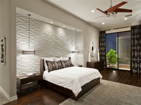 Contemporary Bedroom Accent Wall Home Designs And Style