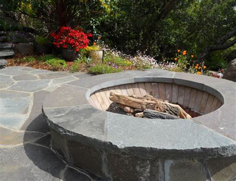 Custom Built In Fire Pit Designs Landscaping Network