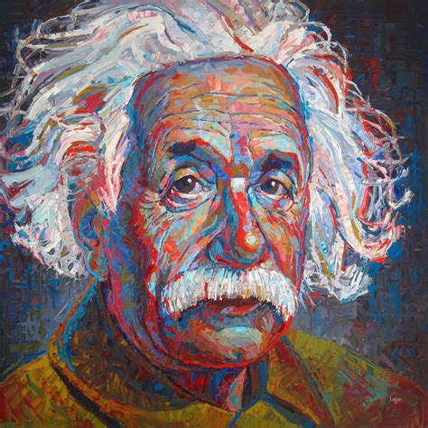 Raymond Logans Latest Work Albert Einstein And Bh Art Show Report