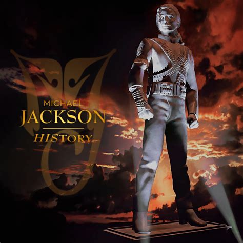 An Alternate ‘gold Edition Of Michael Jacksons History Album Cover
