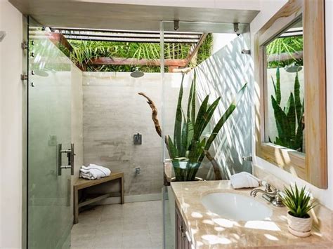 16 Exceptional Tropical Bathroom Interiors Designed To Impress Beach