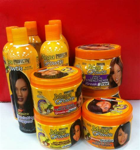 Profectiv Mega Growth Hair Care Product Healthy Relaxed Hair Relaxed