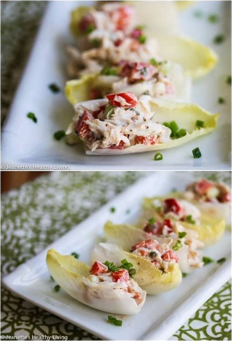 Endive Stuffed With Old Bay Crab Salad Healthy Appetizer Recipes