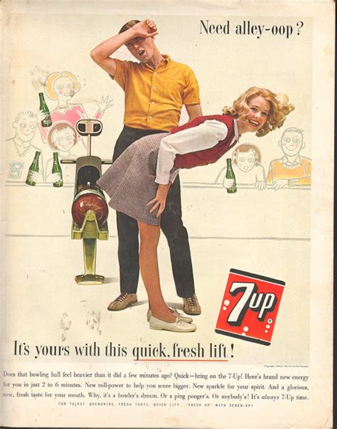 Needallyoopitsyourswith7upcolavintageadmagazineprintad1963 Vintage Ads Funny