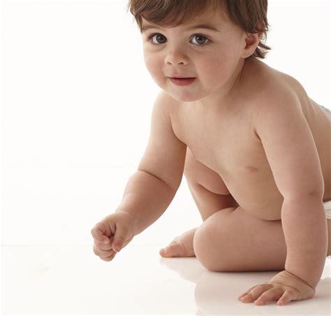 Crawling Baby In A Diaper Lauriefrankel
