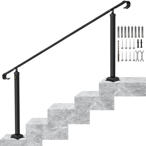 Buy Vevor Handrails For Outdoor Steps Fit 3 Or 5 Steps Outdoor Stair