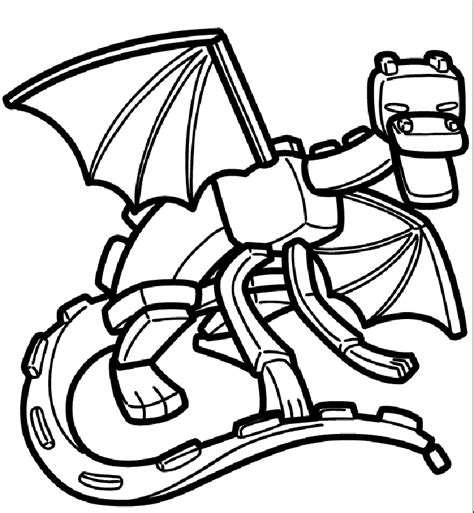 Download printable minecraft ender dragon coloring page. Minecraft Ender Dragon Drawing | Free download on ClipArtMag