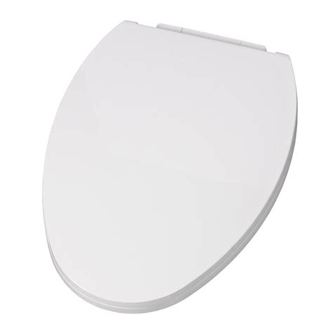 American Standard Everclean White Plastic Elongated Slow Close Toilet