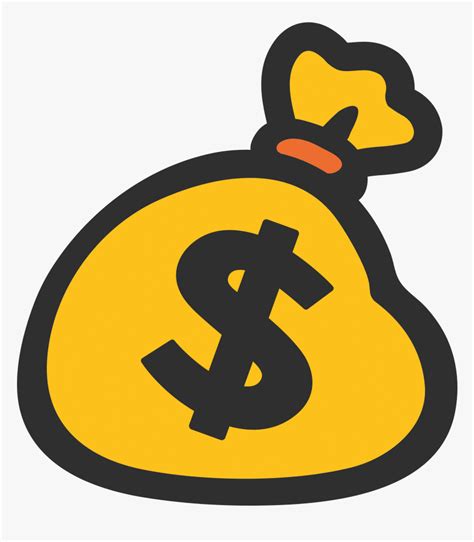 Money bag vector cartoon dollar icon illustration sign vector. Cartoon Money Bag Png - Money Bag Clipart Png, Transparent Png - kindpng