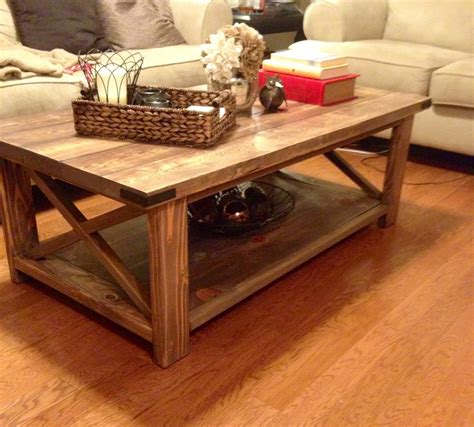It's a super easier project, plus the beautiful texture and the hidden. Ana White | Rustic X Coffee Table - DIY Projects