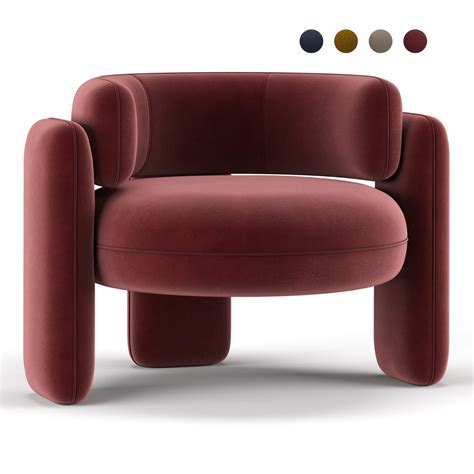 Embrace Armchair 3d Model For Vray