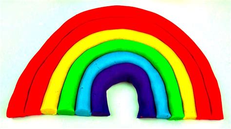 Play Doh Easy Rainbow Learn How To Make Playdough Rainbow Colors Easy