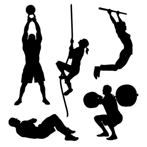 Workout And Crossfit Icons Crossfit Crossfit Logo Gym Logo