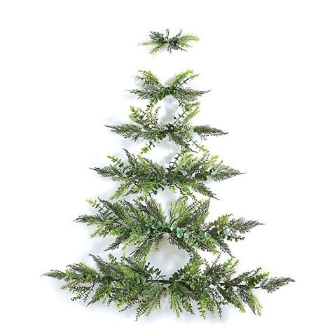 You Can Get A Wall Mounted Christmas Tree That Is Perfect For Small Spaces