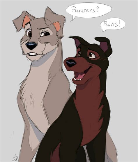 Buster And Tramp By Zacepka On Deviantart