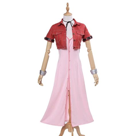 Final Fantasy Vii Ff7 Aerith Aeris Gainsborough Dress Cosplay Costumes