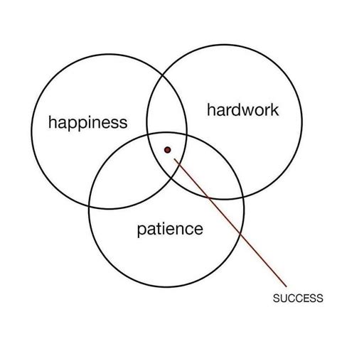 Happiness Hardwork Patience Success Phrases