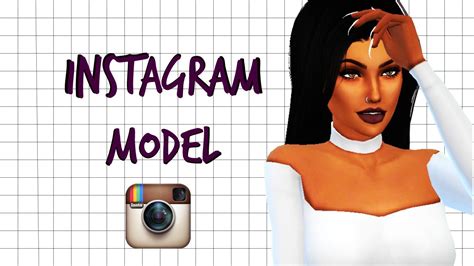 The Sims 4 Instagram Model Cas Youtube