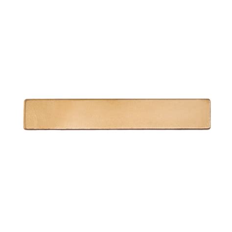 Metal Stamping Blanks Brass Rectangle Bar 305mm 120 X 5mm 20 24g
