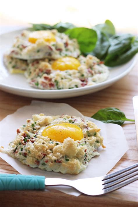 Eggs In Clouds Make A Great Low Calorie Breakfast With Fluffy Egg