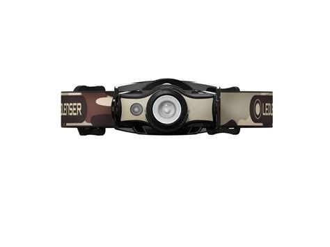Led Lenser Mh4 Head Lamp With 400 Lumens Rechargeable Camo Tequipment