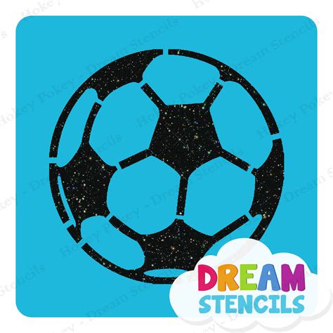 Hokey Pokey Dream Stencils Soccer Ball Vinyl Stencil 279