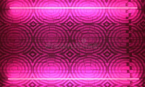 Neon Light Background Stock Illustration Illustration Of Corridor