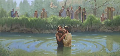 The Baptism Of Jesus — Albin Veselka Religious Art