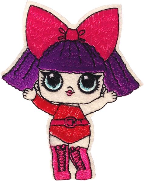 6 Pack Lol Surprise Dolls Embroidered Sew On Iron On Applique Patch Set