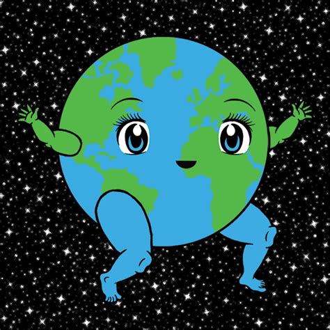 Kawaii Earth  By Richie Brown Find Share On Giphy