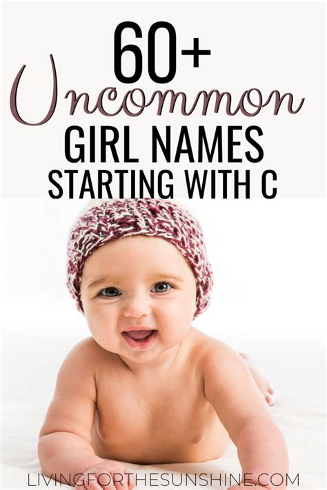 Unique Baby Names That Start With C For Girls Living For The Sunshine