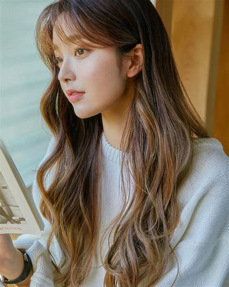 Pin By Takita Miyoko On Hairstyles Brown Hair Korean Korean Hair