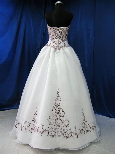 Red And White Wedding Dress Available In Every Color Red Wedding