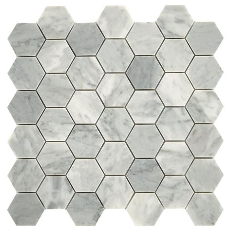 Daltile Restore Mist Honed 12 In X 12 In X 8mm Marble Mosaic Floor