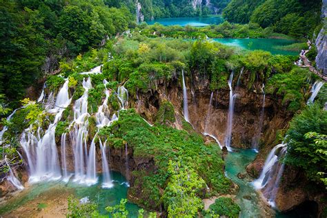 Waterfalls Of Plitvice Lakes Croatia Photo One Big Photo