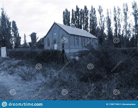 Old Danish Wooden Church In The Countryside Stock Image