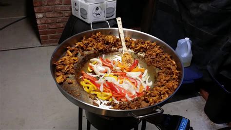 Large Mexican Style Wok Comals Cazo Griddle Fryer Chicharron Deep
