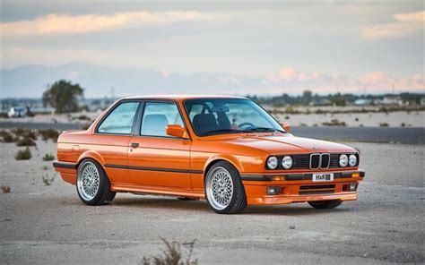 The bmw m3 is a high performance version of the bmw 3 series developed by bmws in house motorsport division bmw m gmbh. Download wallpapers BMW 3-Series, 1991, E30, tuning, H and R Performance Springs, 318is, orange ...