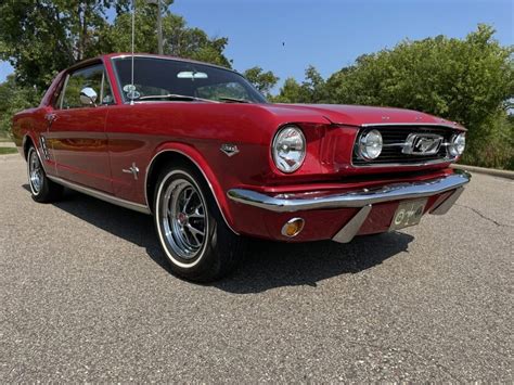 For Sale 1966 Ford Mustang Coupe Candy Apple Red 289ci V8 3 Speed