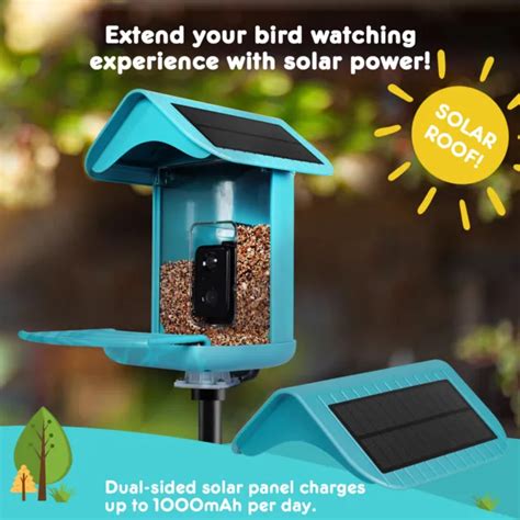 Smart Bird Feeder With Camera Auto Capture Bird Videos With App Wifi 2