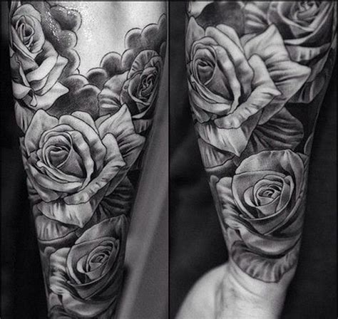 Mens Black And Gray Tattoos Black And Grey Rose Tattoos For Men Tattoos Pinterest Grey